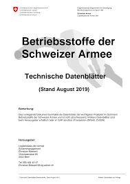 Schmierstoffe Schweizerarmee